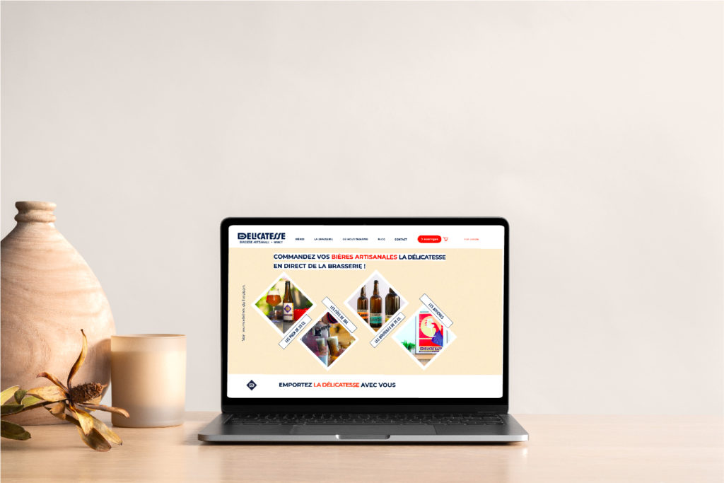 Création site e-commerce Brasserie artisanale par le Studio Bono